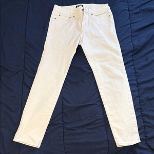 Express Cream Denim Pants